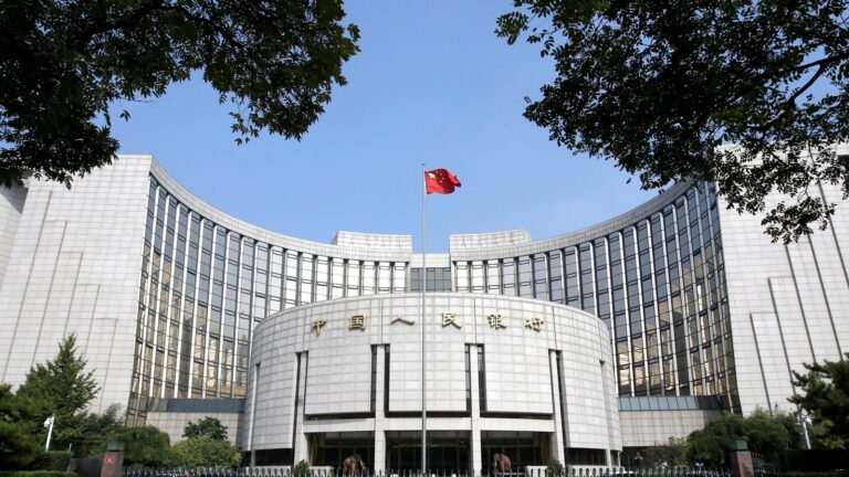 China’s central bank injects cash, lowers 14-day reverse repo rate