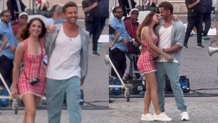 Hrithik Roshan, Kiara Advani dance on the streets of Italy while shooting War 2; pictures and videos leak | Bollywood