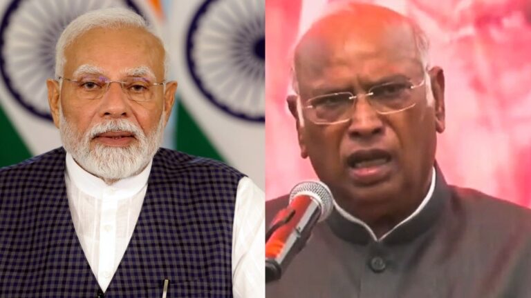 PM Modi speaks to Mallikarjun Kharge after Cong chief fell ill during rally | Latest News India