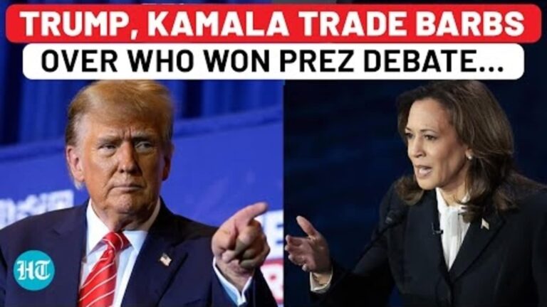 Donald Trump Vs Kamala Harris Over Who Won Recent Presidential Debate | U.S. Elections