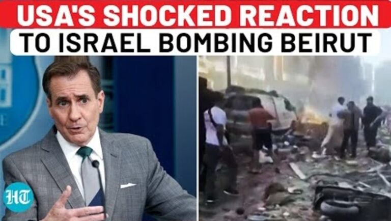 On Cam: USA’s Shocked Reaction After Israel Bombs Lebanon’s Beirut; 60 Dead, Hurt – ‘Didn’t Inform…’