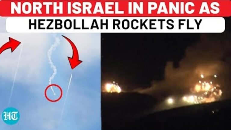 Hezbollah Fires 100 Rockets, North Israel In Panic Amid IDF’s Beirut Bombing Sparking War Fear