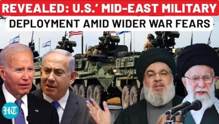 Israel-Hezbollah War Imminent? Details Of U.S. Jets, Ships, Troops In Mid-East Ready To Aid IDF