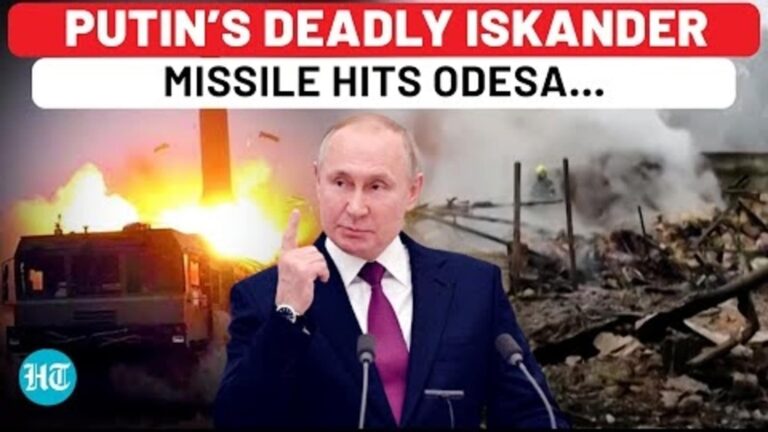 Putin’s Iskander Missile Hits Odesa; Ukraine’s Troops ‘Run Away’ In Kursk; Russia Down Su-27 MiG-29