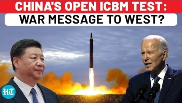 China’s First-In-40-Years Missile Test A Pre-War Message To West? | ICBM | USA | Taiwan