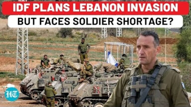 Israel Faces Soldier Shortage Even As Army Chief Promises Lebanon Invasion? IDF’s Emergency Move