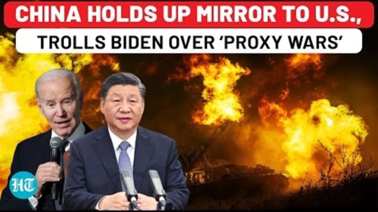 China Takes Jibe At U.S. Over Ukraine, Gaza Wars; ‘Haven’t Started Or Provoked Any Proxy Wars…’