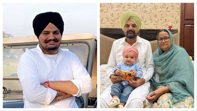 Sidhu Moosewala’s parents reveal the face of his baby brother, Shubhdeep. See pic