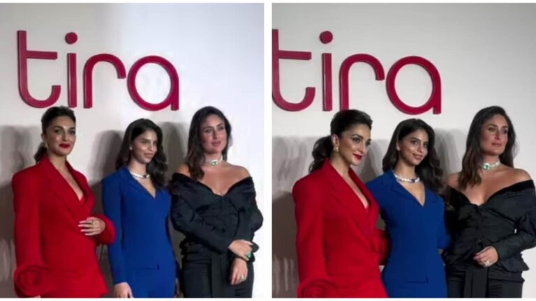 Kareena Kapoor, Kiara Advani, Suhana Khan bring Bollywood glam to store launch in Mumbai. Watch | Bollywood