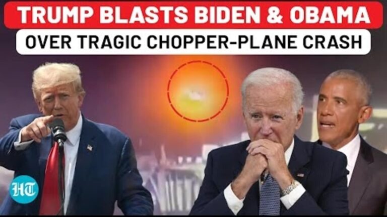 Donald Trump’s Fiery Attack On Obama & Biden’s ‘Diversity Policies’ After U.S. Chopper-Plane Crash