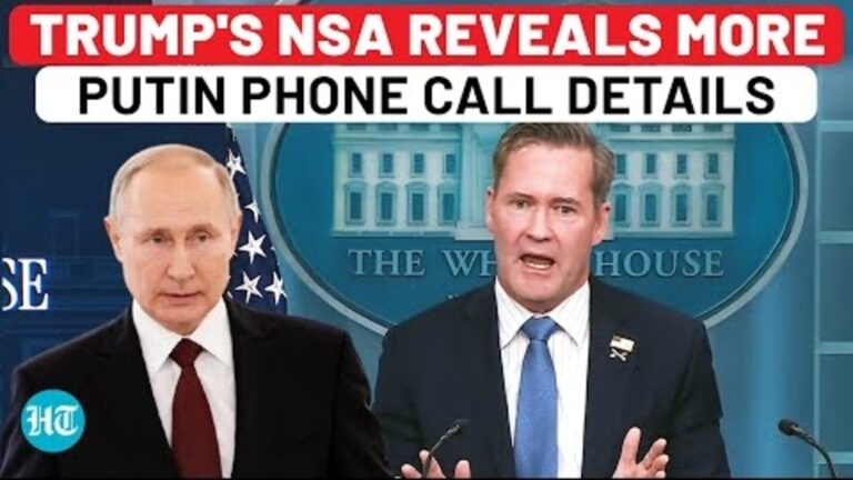 Trump’s NSA Reveals More Putin Phone Details Amid US Insults To Zelensky| Mike Waltz| Ukraine,Russia